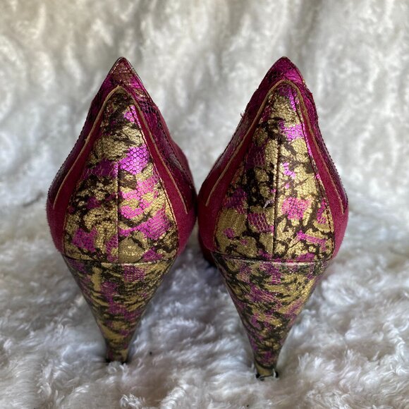 EL VAQUERO VINTAGE PURPLE SUEDE 6.5 - Picture 1 of 5